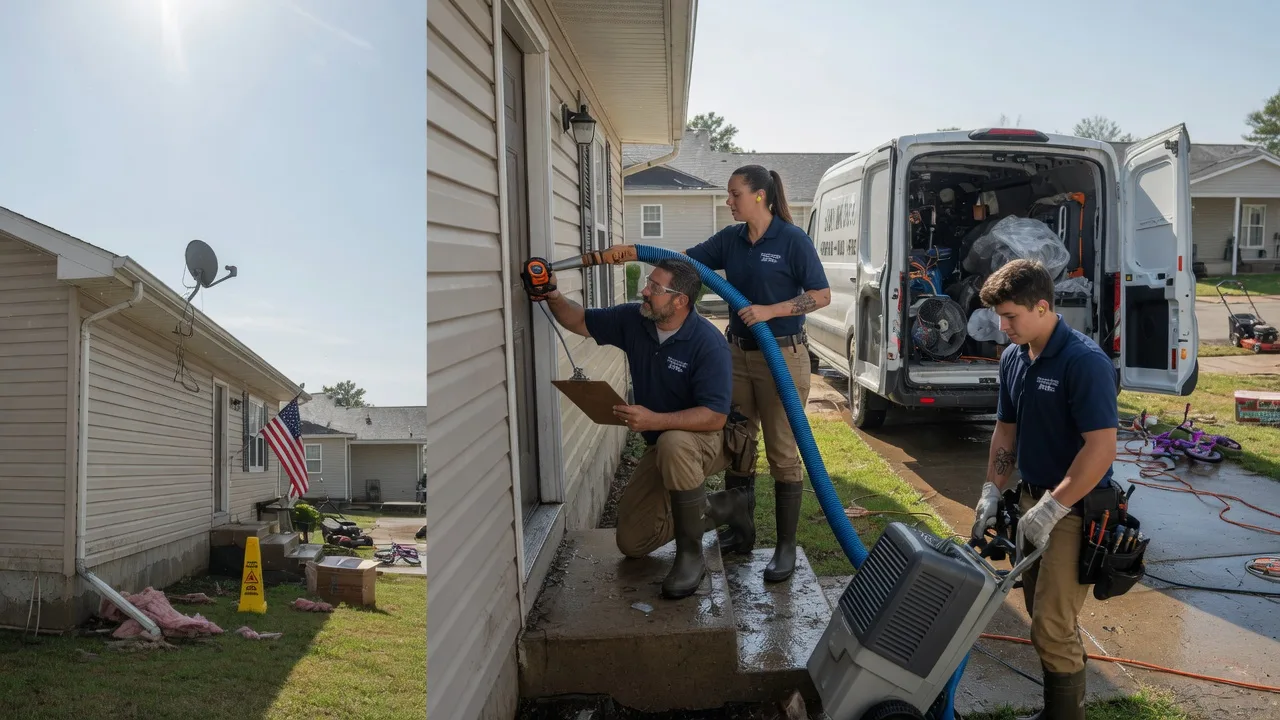 Ceiling Water Damage Restoration in Moulton, TX near me
